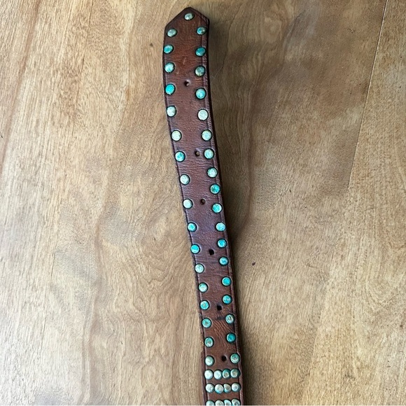 Timbuktu | Vintage Distressed Leather Coin Belt - Picture 9 of 10